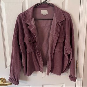 American Eagle Crop Top - Purple - Size Large